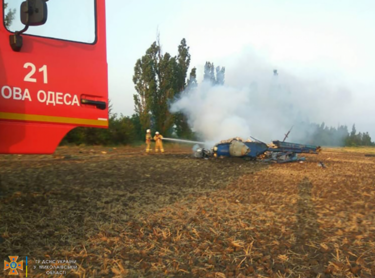 Катастрофа вертольота на Миколаївщині 17 липня 2021